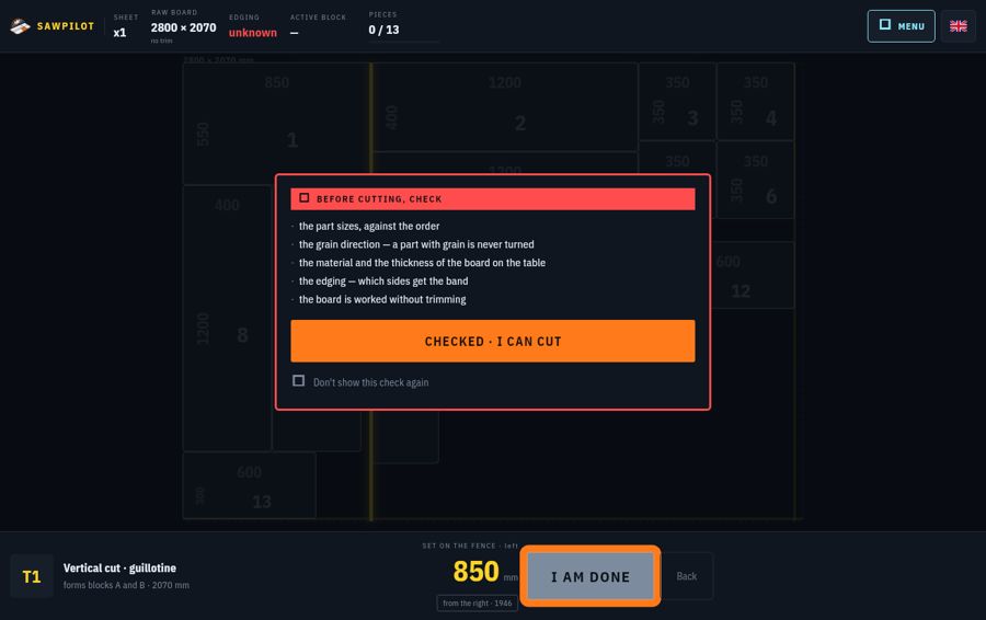SawPilot